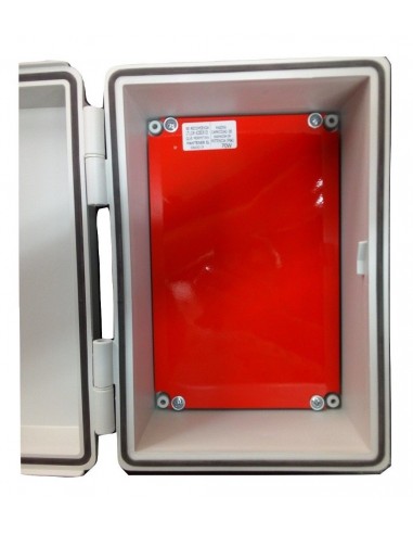 Roker Prg355   Gabinete C/bandeja 315 X 230 X 175  Band. Ip65 C/bisag C/cerr Tapa Blanca