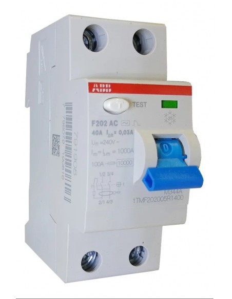 Abb ______ Disyuntor Din 2 X  40a 30ma Bipolar (a2240)