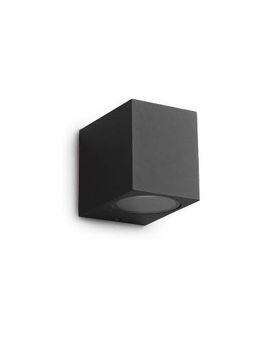 Interelec 402942 Unidireccional Rectang. 1 X Gu-10 Negro Aluminio (55114, Bidireccional)