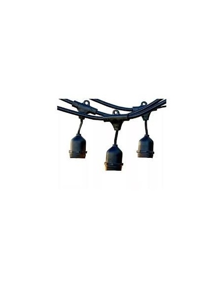 Interelec 403156 Guirnalda Ip65 _5.0mts 10 Portalamparas (2 X 1.0) (macroled-5mt-e27)