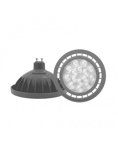 Macroled D-111-gu10-cw Dimerizable 15w/865 Ar-111 Alum Fria Lampara 30º Apertura 1425 Lm (180g Le1005)