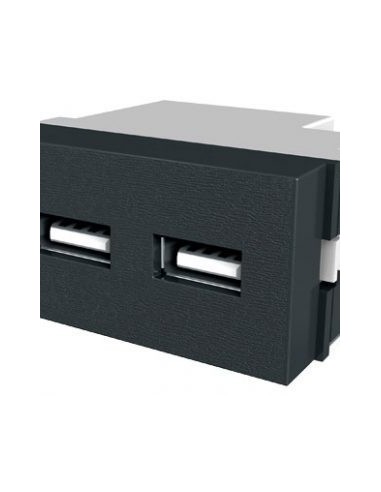 Rbc 2509 Mod Platinium 2 X Usb 2000ma - Gris P/jeluz Verona