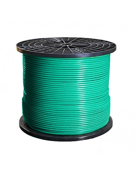 Argenplas U4vea___  Mts. Cable 1 X  4.00 Bobina Unip  Verde Y Amarillo X400 Iram Nm247-3