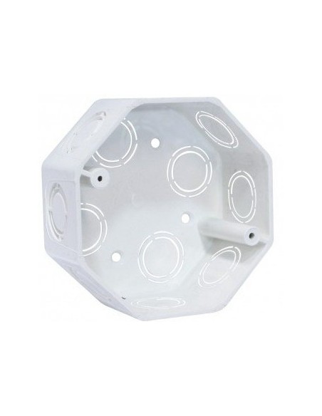 Strada Caja Pvc Emb 6  X  6 Octogonal Chica   (roker R2001) Caja De Luz
