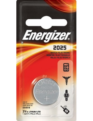Energizer Cr-2025  Pila De Litio  3v Chata ( Maxell )