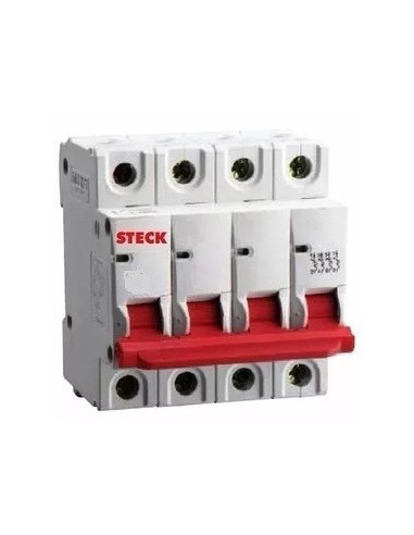 Steck Sdd4c80_ Termica Din 4 X  80a 10ka Curva C (tetra)