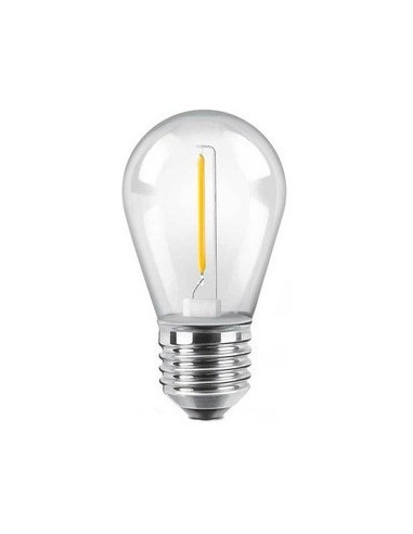Interelec 404500  S14 E27 Led Calida 1.0w Filamento Lampara Decorativa Guirnalda