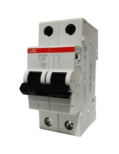 Abb S202-c16_ Termica Din 2 X  16a. Curva C Bipolar (a1216)