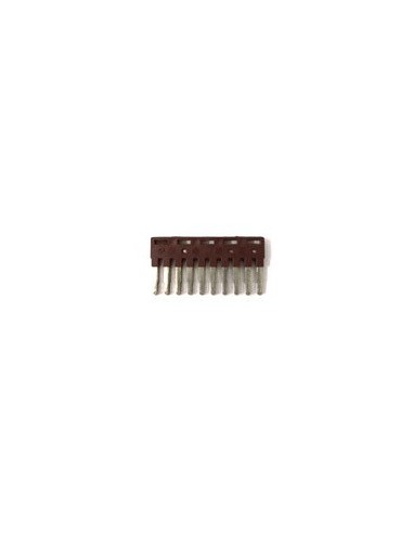 Zoloda P-10-06/bknt-ma  Puente Triple 6.0mm Para Bornera A Sensores Marron (compon. Flex.rig.)