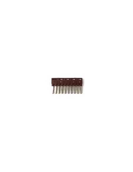 Zoloda P-10-06/bknt-ma  Puente Triple 6.0mm Para Bornera A Sensores Marron (compon. Flex.rig.)