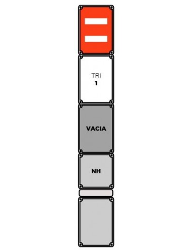 Roker Rs10001pp Edesur G.medidores  1 T1 Trifasico C/term C/disy Cable 10mm Gabinete (270 X 917 X 182 Mm)