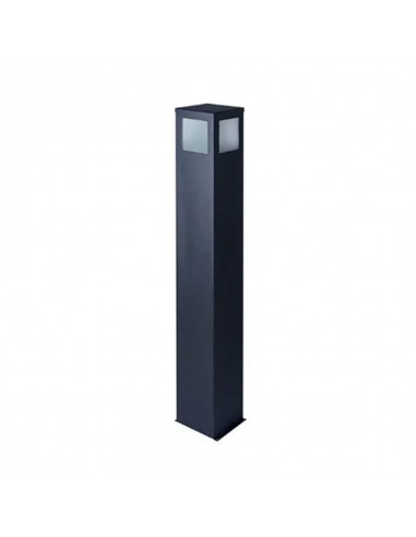 Rustica 7180c Farola Baliza Chapa 1000mm 4 Caras 1x E27