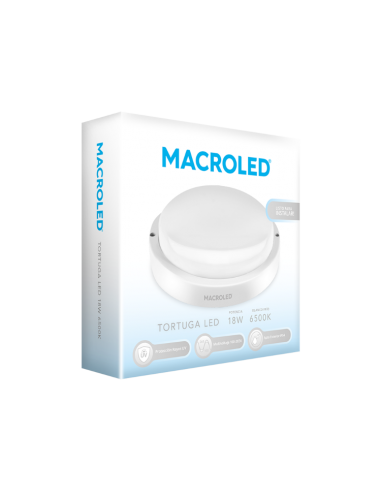 Macroled Tr-mb-18w-cw Tortuga Led...