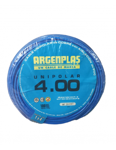 Argenplas U4ce Mts. Cable 1 X 4.00...