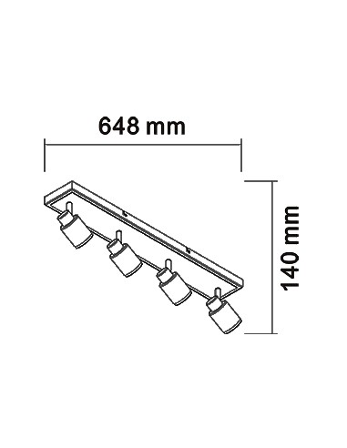 Candil C791/4 Bl Julita Aplique 4 X...