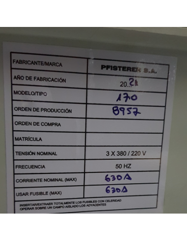 Pfisterer Buzon 3 Vias Edesur 630a...
