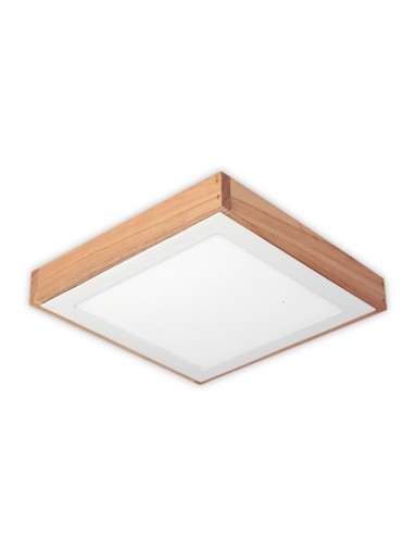 Carilux Nordica Panel Led 24w Madera...