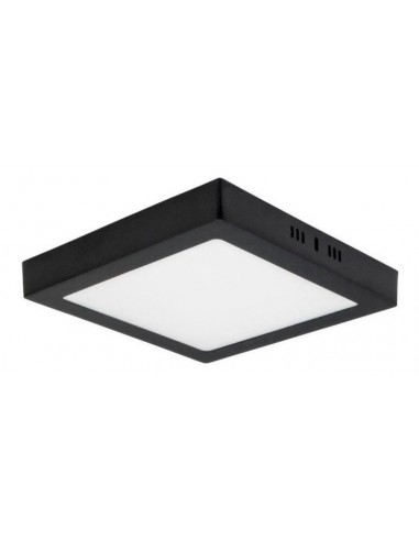 - Idlr P131 Plafón Led Negro Cuadrado...