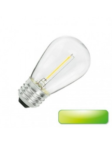 Interelec 404512 S14 E27 Led Verde...