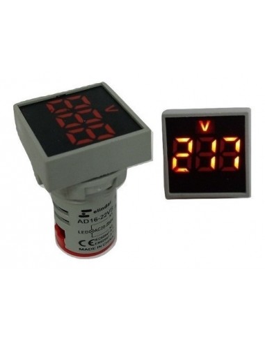 - Elitron Ad22-dsvf Voltimetro 220v...