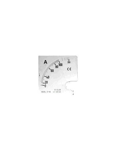 - Baw Cp-72/150a Escala P/amperimetro...