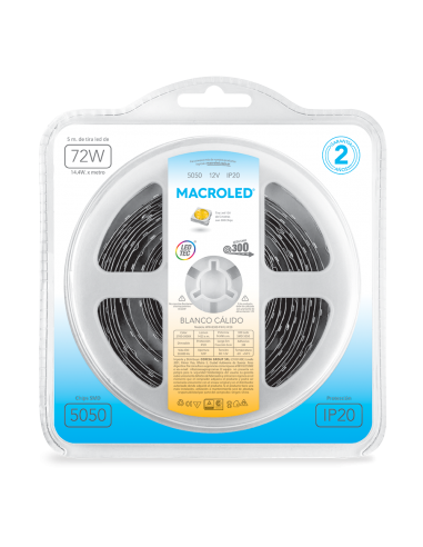 Macroled Ww-b300-fw12-ip20 Tira De...