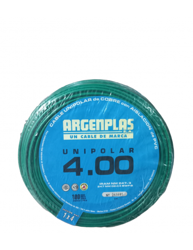 Argenplas U4vea Mts. Cable 1 X 4.00...