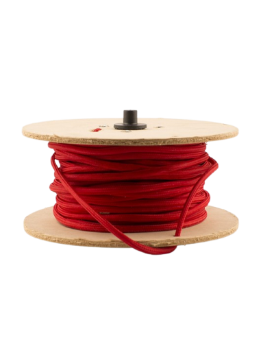Elkas 57 Mts. Cable Textil 2 X 0.50 Rojo