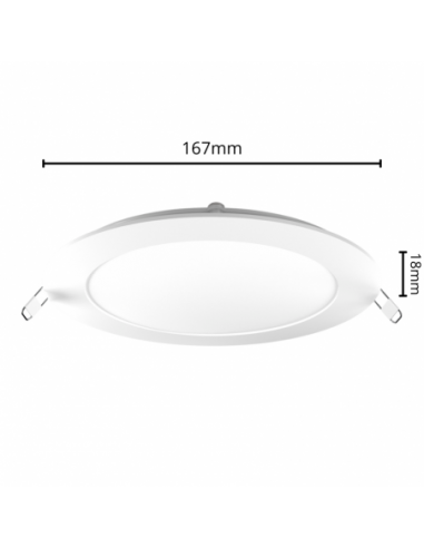 Macroled Per12ww Panel Led Embutir...