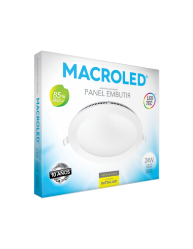 Macroled Per24cw Panel Led Embutir...