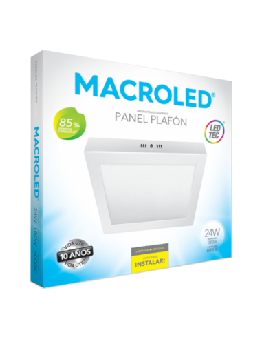 Macroled Pc24cw Plafon Led Sobreponer...