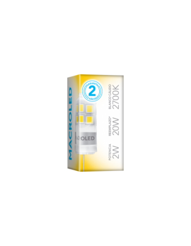 Macroled G4-2ww No Dim Bi-pin Led...