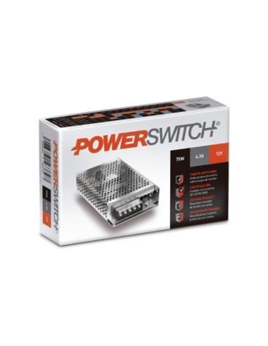 Powerswitch S-75w-12v Fuente Metalica...