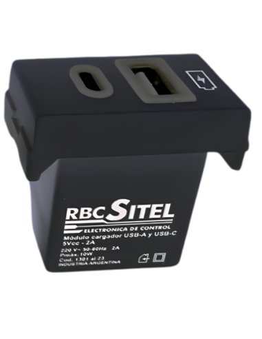 Rbc 1359gr Mod Cargador Usb A + C 3a...