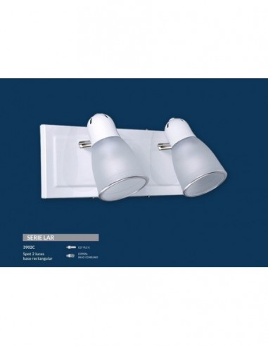 Sl 3902cb Lar Aplique 2 Luces Base...