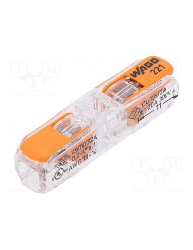 Wago 221-2411 Conector De Empalme En...