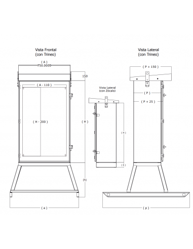 Genrod 09p6094t 60 X 90 X 40cm...