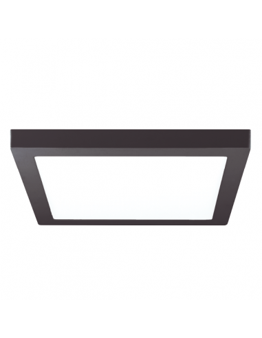 Interelec 404915 Plafon Led Negro...